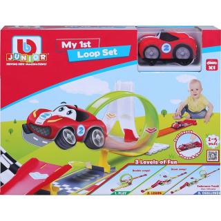 Burago Junior My First Loop Set with Battery Powered Car