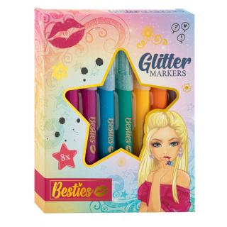 Creative Craft - Besties: 8 Glitter Markers in CDU