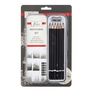 Creative Craft - Nassau Fine Art: Sketching Set, 7 pcs in Tin Box