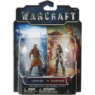 Warcraft The Movie - Mini Action Figures 2 Packs - Lothar Vs Garona