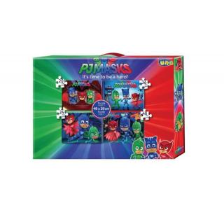 Luna: Puzzle Χρωματισμού 4 σε 1 20-24-36-48 Τεμ. 30χ40 εκ. - PJ Masks