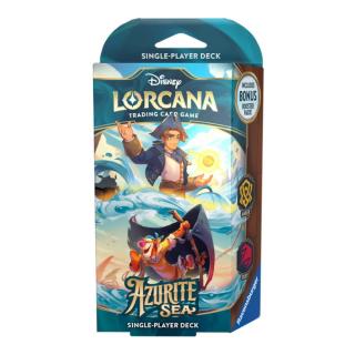 Disney Lorcana TCG Azurite Sea Starter Deck (Amber & Ruby) - English Edition