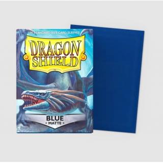 Dragon Shield Standard Sleeves - Matte Blue (100 Sleeves)