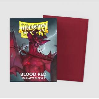 Dragon Shield Standard Sleeves - Matte Blood Red 'Simurag' (100 Sleeves)