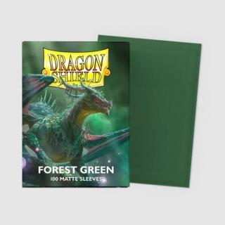 Dragon Shield Standard Sleeves - Matte Forest Green (100 Sleeves)