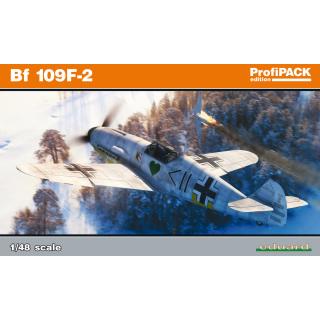 Eduard Plastic Kits: Bf 109F-2 1/48 Profipack in 1:48
