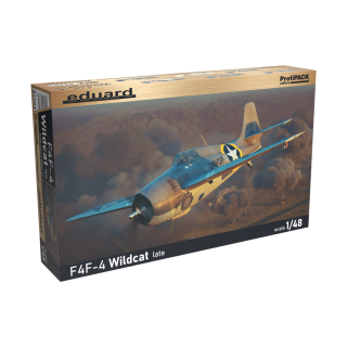 Eduard Plastic Kits: F4F-4 Wildcat late 1/48 PROFIPACK in 1:48