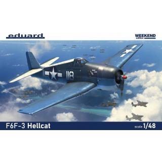 Eduard Plastic Kits: F6F-3 Hellcat 1/48 in 1:48