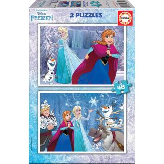 Educa Puzzle 2 x 48 τεμ. - Disney Frozen