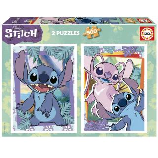 Educa Puzzle 2 x 500 τεμ. - Disney Stitch