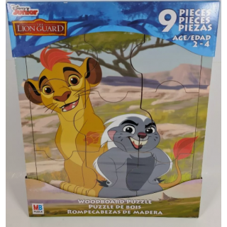 Puzzle Ξύλινο 24 x 29 εκ. 9 κομ. - Disney Junior The Lion Guard