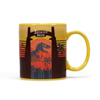 Half Moon Bay: Mug Heat Changing (Boxed) - Jurassic Park (Gates)