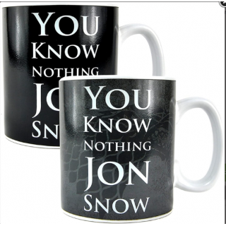 Half Moon Bay: Mug Heat Changing Boxed (400ml) - Game Of Thrones (Jon Snow)