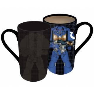 Half Moon Bay: Mug Latte Heat Changing Boxed (500ml) - Warhammer (Space Marines)