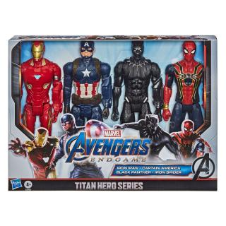 Hasbro Avengers Endgame Titan Hero Series (Iron Man, Captain America, Black Panther, Iron Spider)