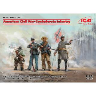ICM: American Civil War Confederate Infantry in 1:35