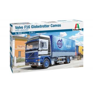 Italeri: 1:24 Trucks and Trailers - Volvo F16 Globetrotter Canvas with Elevator