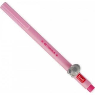 Legami Gel Pen with Animal Decoration - Lovely Friends - Kitty