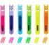 Legami Set of 6 Mini Highlighters - Teddy's Mood - Teddy Bear