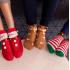 Legami Non-Slip Socks Christmas Edition - It's a Match! - Elf (Adult One Size No 35-42)