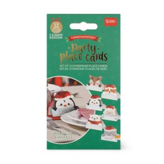 Legami Party Place Cards 12 pcs Chrismtas Edition