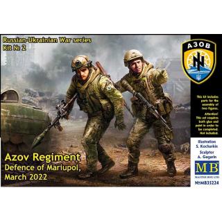 Master Box Ltd.: Russian-Ukrainian War, Kit No 2. Azov Regiment,Defence of Mariupol,March22 in 1:35