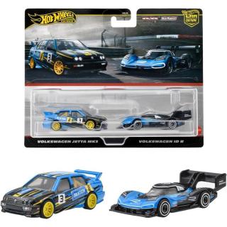 Hot Wheels Premium Car Culture - Real Riders - Σετ των 2 - Volkswagen Jetta MK3 & Volkswagen ID R