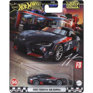 Αυτοκινητάκια Hot Wheels - Premium Boulevard Συλλεκτικά Αγωνιστικά - 2021 Toyota GR Supra #96