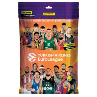 Panini Euroleague 2025 Starter Pack (Album + 3 Φακελάκια χ 5 Αυτοκόλλητα)