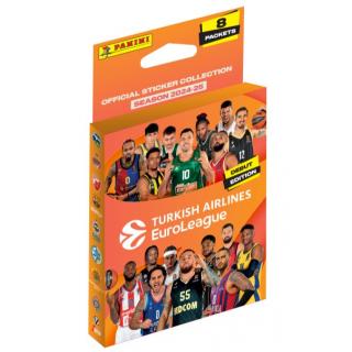 Panini Euroleague 2025 Mini Blister ( 8 Φακελάκια χ 5 Αυτοκόλλητα)