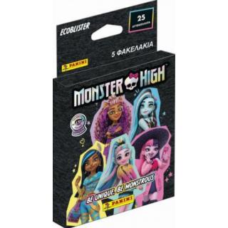 Panini Monster High Mini Blister (5 Φακ. χ 5 Αυτοκόλλητα)