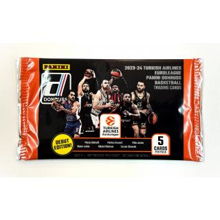 Panini 2023-24 Donruss Turkish Airlines Euroleague Booster Pack Gravity Box (5 cards inside)