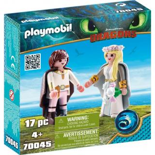 Playmobil Dragons - 70045 Γαμήλιο Ζευγάρι, Αστριντ & Ψάρης