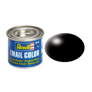 Silk Black (RAL 9005) Email Color Enamel - 14ml