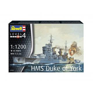 Revell: 1:1200 Battleship HMS Duke of York