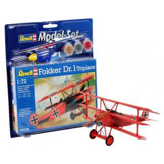 Revell: 1:72 Model Set Fokker DR.1 Triplane