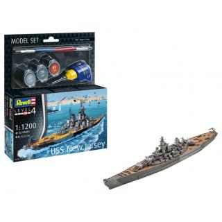 Revell: 1:1200 Model Set Battleship USS New Jersey