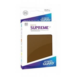 Ultimate Guard Supreme UX Sleeves Standard Size Matte Brown (80)