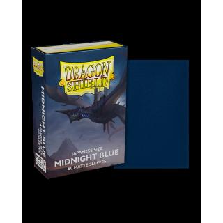 Dragon Shield Japanese size Matte Dual Sleeves - Midnight Blue (60 Sleeves)