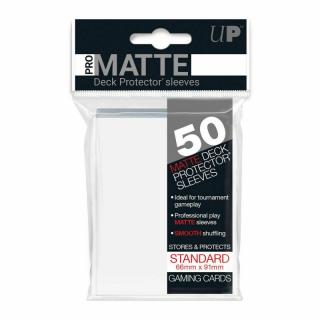 Ultra Pro - Standard Sleeves - Pro-Matte - Non Glare - White (50 Sleeves)