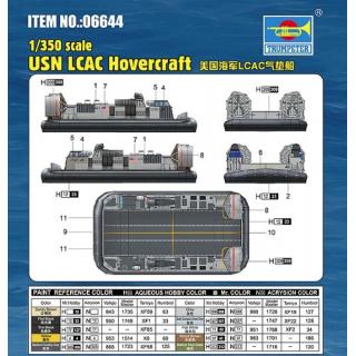 Trumpeter: USN LCAC Hovercraft in 1:350