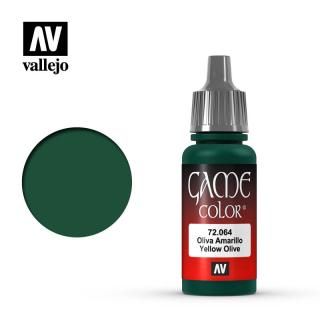 Game Color Acrylic Paint - Vallejo 17ml - Yellow Olive 72064