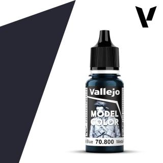 Model Color Acrylic Paint - Vallejo 17ml - Gunmetal Blue 70800