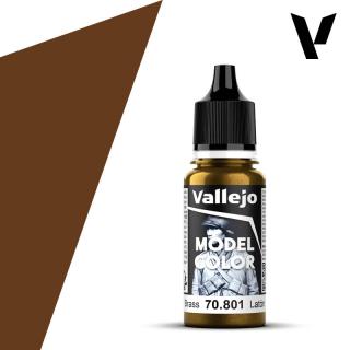 Model Color Acrylic Paint - Vallejo 17ml - Brass 70801