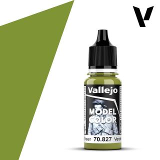 Model Color Acrylic Paint - Vallejo 17ml - Lime Green 70827