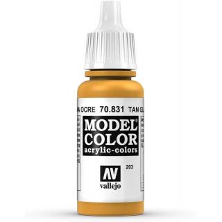 Model Color Acrylic Paint - Vallejo 17ml - Tan Glaze 70831