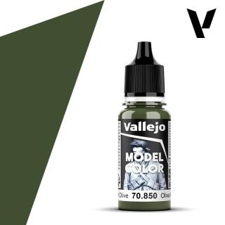 Model Color Acrylic Paint - Vallejo 17ml - Medium Olive 70850