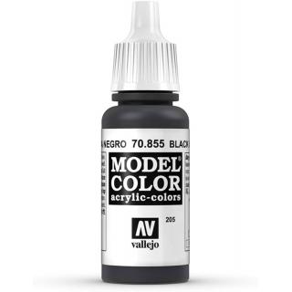 Model Color Acrylic Paint - Vallejo 17ml - Black Glaze 70855