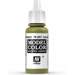 Model Color Acrylic Paint - Vallejo 17ml - Golden Olive 70857