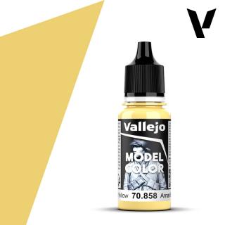 Model Color Acrylic Paint - Vallejo 17ml - Ice Yellow 70858